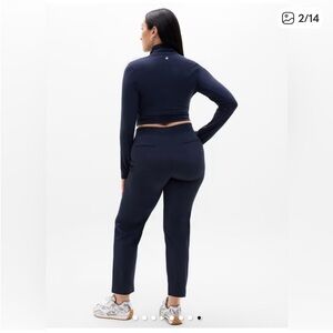 Athleta Brooklyn Pull-On Slim Ankle Pants – Navy – Size 20like new